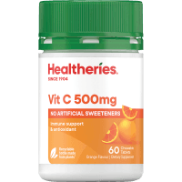 Vitamin C 500mg Orange Flavour Chewable Tablets (60pk)