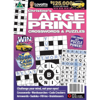 Christine's LARGE PRINT Crosswords & Puzzles Standard Magazine (1pk)