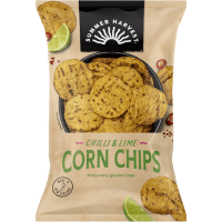 Chilli & Lime Corn Chips (200g)