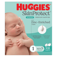 Nappies Newborn For Boys & Girls Size 1 Up To 5kg (108pk)