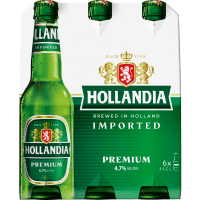 Premium Lager Beer Bottles (6 x 330ml)