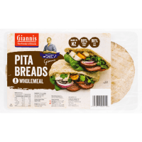 Wholemeal Pita Breads (8pk)