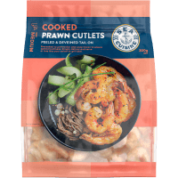 Cooked Prawn Cutlets 41/60 (medium) (300g)
