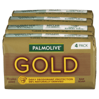 Gold Daily Deodorant Protection Bar Soap (4 x 90g)