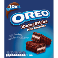 Milk Chocolate Wafer Sticks (10 x 12.8g)