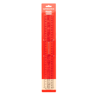 Clear Ruler 30cm (1pk)