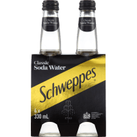 Classic Soda Water (4 x 330ml)