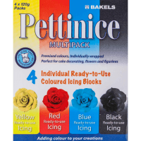 Pettinice Ready To Roll Multipack Icing (4 x 120g)