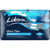 Ultra Thin Regular Pads With Wings (20pk)