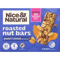 Peanut & Almond Roasted Nut Bars (6 x 32g)