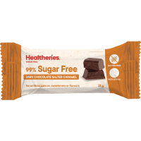 Sugar Free Dark Chocolate Salted Caramel Bar (21g)
