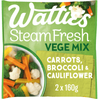 Steam Fresh Carrots, Broccoli & Cauliflower Vege Mix (2 x 160g)