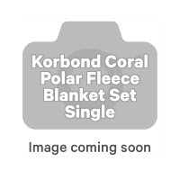 Coral Polar Fleece Blanket Set Single (1pk)