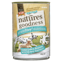 Grain Free Tender Lamb & Rosemary with Steamed Vegetables Dog Food (400g)