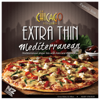 Extra Thin Mediterranean Pizza (335g)
