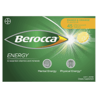 Energy Mango & Orange Flavour Effervescent Tablets (45pk)