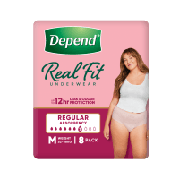 Real Fit Incontinence Underwear Women Medium (8pk)