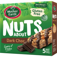 Nuts About Dark Choc Bars (160g)