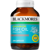 Odourless Fish Oil Mini Capsules (200pk)
