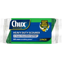 Heavy Duty Scourer + Super Absorbent Sponge (2pk)