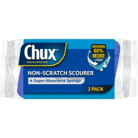 Non Scratch Scourer + Super Absorbent Sponge (2pk)