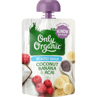 Coconut Banana & Acai Kindy 1+ Years (100g)