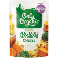 Kindy Vegetable Macaroni Cheese Pasta 1-5 Years (220g)