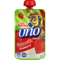 Uno Squeezie Smooth Strawberry Yoghurt (100g)