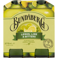 Lemon Lime & Bitters Bottles (4 x 375ml)
