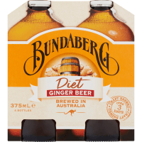 Diet Ginger Beer Bottles (4 x 375ml)