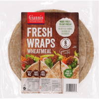 Wheatmeal Fresh Wraps (6pk)