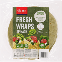 Spinach Fresh Wraps (6pk)