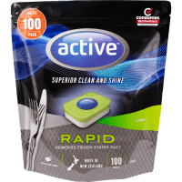 Rapid Lime & Baking Soda Dishwash Tablets (100 x 16g)