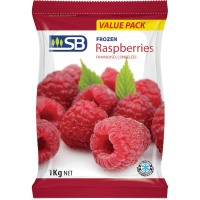 Frozen Raspberries Value Pack (1kg)
