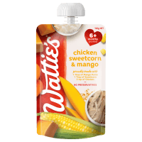 For Baby Chicken Sweetcorn & Mango 6+ Months Pureed (120g)