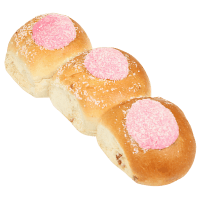 Raspberry Buns (3pk)