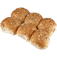 Mixed Grain Round Rolls (6pk)