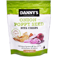Onion & Poppyseed Pita Crisps (150g)