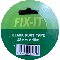 Black Duct Tape 48mm wide (1pk)