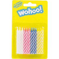 Wohoo Spiral Birthday Candles (24pk)