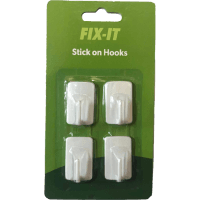 Stick On Hooks Mini (4pk)