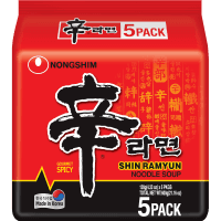 Shin Ramyun Noodle Soup (5 x 120g)