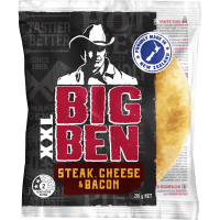 XXL Steak Cheese & Bacon Pie (210g)