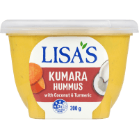 Kumara Hummus with Coconut & Turmeric (200g)