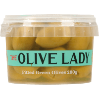 Pitted Green Olives (280g)