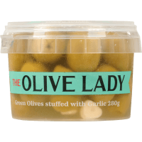 Green Olives Stuffed With Garlic (280g)