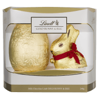 Milk Chocolate Gold Bunny & Egg (240g)
