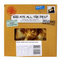 Family Premium Steak Mushroom & Red Wine Pie (800g)