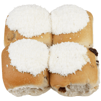 Custard Chelsea Buns (4pk)