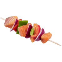 NZ Salmon Onion & Capsium Kebab (1ea)